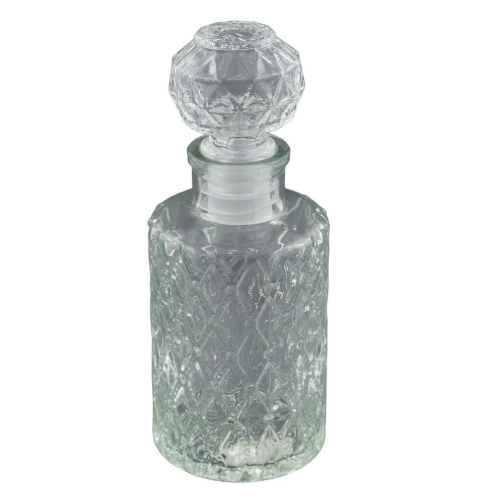 BOTTIGLIA CILINDRO 5X5XH13.5 125ML TRAMA A ROMBI